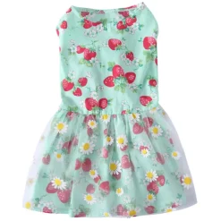 Dog Dress Dog Costume Puppy Clothes Party Sweet Style Classic Style Classic Casual Daily Summer Spring Fashion Dog Clothing