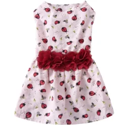Dog Dress Dog Costume Puppy Clothes Party Sweet Style Classic Style Classic Casual Daily Summer Spring Fashion Dog Clothing