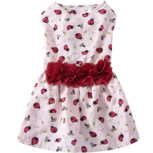 Dog Dress Dog Costume Puppy Clothes Party Sweet Style Classic Style Classic Casual Daily Summer Spring Fashion Dog Clothing
