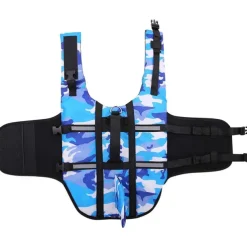 Dog Life Vest Dog Life Jacket Reflective Adjustable Safety Beach Pool Dog Clothing