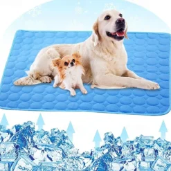 Dog Mat Cooling Summer Pad Mat For Dogs Cat Blanket Sofa Breathable Pet Dog Bed Summer Washable For Small Medium Large Dogs Car