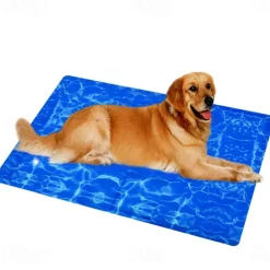 Dog Mat Cooling Summer Pad Mat For Dogs Cat Blanket Sofa Breathable Pet Dog Bed Summer Washable For Small Medium Large Dogs Car