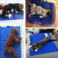 Dog Mat Cooling Summer Pad Mat For Dogs Cat Blanket Sofa Breathable Pet Dog Bed Summer Washable For Small Medium Large Dogs Car