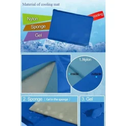 Dog Mat Cooling Summer Pad Mat For Dogs Cat Blanket Sofa Breathable Pet Dog Bed Summer Washable For Small Medium Large Dogs Car