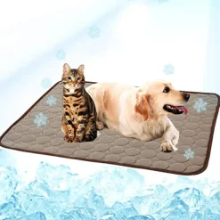 Dog Mat Cooling Summer Pad Mat For Dogs Cat Blanket Sofa Breathable Pet Dog Bed Summer Washable For Small Medium Large Dogs Car