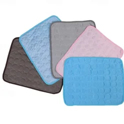 Dog Mat Cooling Summer Pad Mat For Dogs Cat Blanket Sofa Breathable Pet Dog Bed Summer Washable For Small Medium Large Dogs Car