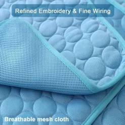 Dog Mat Cooling Summer Pad Mat For Dogs Cat Blanket Sofa Breathable Pet Dog Bed Summer Washable For Small Medium Large Dogs Car