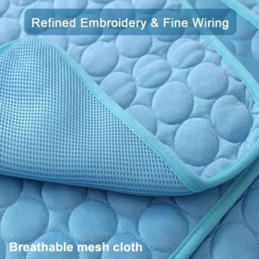 Dog Mat Cooling Summer Pad Mat For Dogs Cat Blanket Sofa Breathable Pet Dog Bed Summer Washable For Small Medium Large Dogs Car