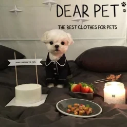 Dog Pajamas Puppy Clothes Casual Daily Winter Dog Clothing