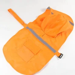 Dog Rain Coat Rain Jacket Fashion Reflective Sports & Outdoors Safety Beach Pool Dog Clothing for Husky Golden Retriever Bichon Frise Pomeranian Small