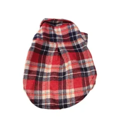 Dog Shirt Stripes Check Dog Clothing for Pug Poodle Chihuahua Baby Pet Small