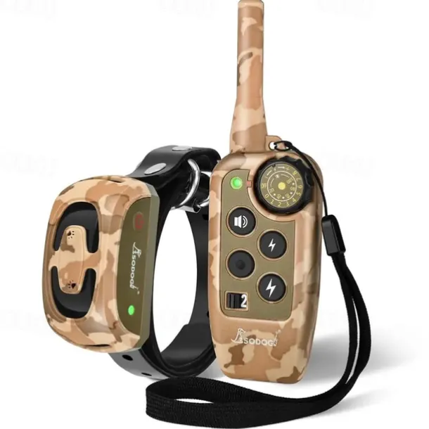 Dog Shock Collar Dog Training Collar With Remote 2000ft Waterproof Rechargeable Electric Training Collar