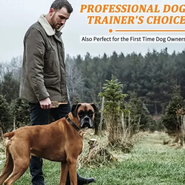 Dog Shock Collar Dog Training Collar With Remote 2000ft Waterproof Rechargeable Electric Training Collar