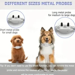 Dog Shock Collar Training Collar With Remote Control IP67 Waterproof Dog Collar For Large Medium And Small Dogs