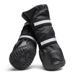 Dog Shoes,Dog Boots Waterproof Shoes For Large Dogs,dog Boots Warm Lining Nonslip Rubber Sole For Snow Winter,anti-slip Sole Pet Paw Protectors 4pcs (l, Blue) Dog Boots