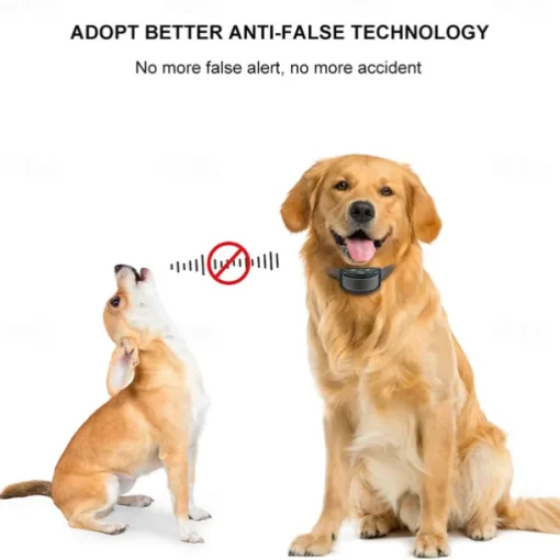 Dog Training Anti Bark Collar Shock Collar Anti Bark Device Simple Dog Multi-functional Dog Cat Pets Waterproof Anti Bark Automatic Rechargable Safety Nylon Behaviour Aids For Pets