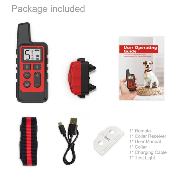Dog Training Shock Collar Remote Controlled Adjustable New Design Dog Pets Electronic Behaviour Aids For Pets