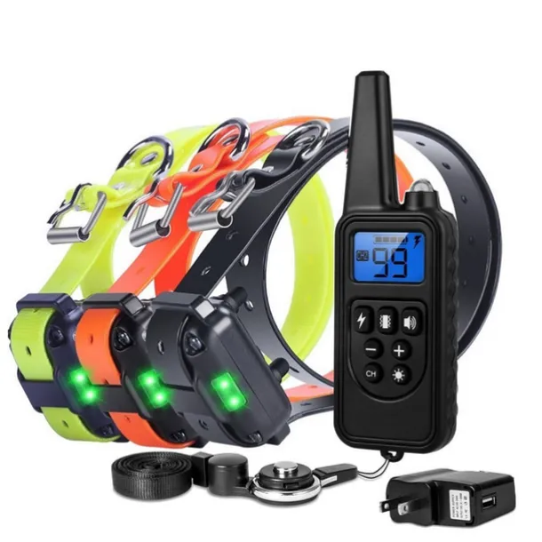 Dog Training Shock Collar Adjustable Dog Trainer Electronic / Electric Plastic Electronic Behaviour Aids Obedience Training For Pets