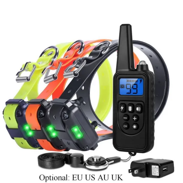 Dog Training Shock Collar Adjustable Dog Trainer Electronic / Electric Plastic Electronic Behaviour Aids Obedience Training For Pets