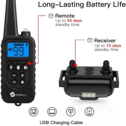 Dog Training Shock Collar Adjustable Dog Trainer Electronic / Electric Plastic Electronic Behaviour Aids Obedience Training For Pets