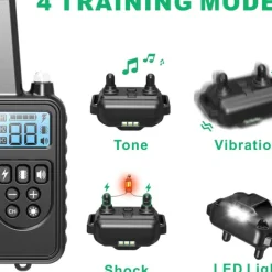 Dog Training Shock Collar Adjustable Dog Trainer Electronic / Electric Plastic Electronic Behaviour Aids Obedience Training For Pets