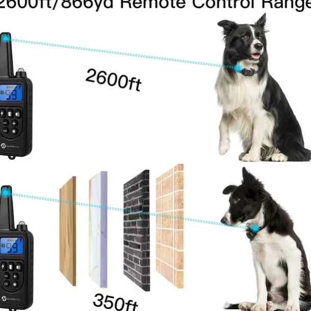 Dog Training Shock Collar Adjustable Dog Trainer Electronic / Electric Plastic Electronic Behaviour Aids Obedience Training For Pets