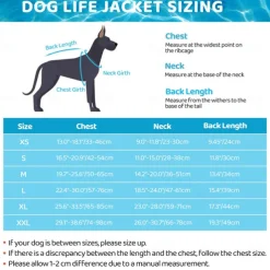 Dog Vest Life Vest Dog Life Jacket Fashion Reflective Sports & Outdoors Safety Beach Pool Dog Clothing for Husky Golden Retriever Bichon Frise Pomeranian Small