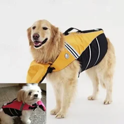 Dog Vest Life Vest Dog Life Jacket Fashion Sports & Outdoors Safety Beach Pool Dog Clothing for Husky Golden Retriever Bichon Frise Pomeranian Small