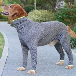 Dog Winter Coat Dog Fleece Hoodie Windproof Cold Weather Dog Clothes Pet Apparel for Extra Large Dogs