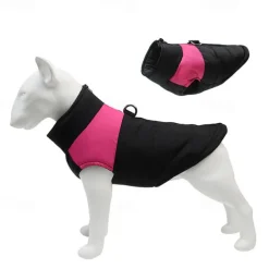 Dog Winter Coat Dog Fleece Hoodie Dog Vest Windproof Cold Weather Dog Clothes Pet Apparel for Small Medium Large Dogs