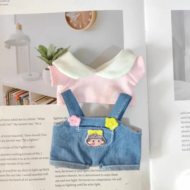 Doll Clothes Suit ForLabubu 7in/17cm Plush Doll Clothes Set(WITHOUT Doll)