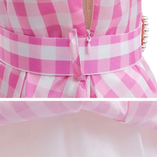 Doll Dress Cosplay Costume Masquerade Retro Vintage Hot Pink Movie Cosplay for Girls' Kid's Children's Day Masquerade