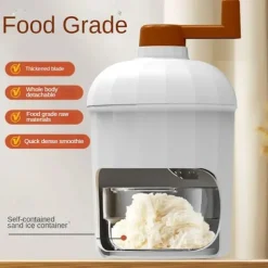 Domestic Hand-cranked Smoothie Machine Hand-operated Small Ice Shaver Without Plug-in Continuous Ice Breaker