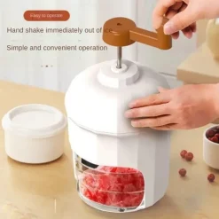 Domestic Hand-cranked Smoothie Machine Hand-operated Small Ice Shaver Without Plug-in Continuous Ice Breaker