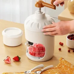 Domestic Hand-cranked Smoothie Machine Hand-operated Small Ice Shaver Without Plug-in Continuous Ice Breaker