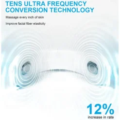 Double Chin Reducer MachineElectric Face Lift DeviceElectric V-FaceIntelligent Lifting Firming Facial Massager with Blue Light