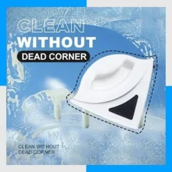 Double Side Window Cleaner Magnetic Window Glass Wiper Cleaning Tool for High-Rise Household Cleaning Cleaning Windows Thickness 3-8mm Window Cleaner Double Side Glass Wiper Adjustable Magnetic