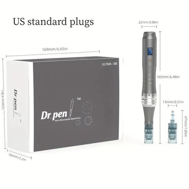 Dr Pen M8 Professional Wireless Dermapen Electric Stamp Design Microneedling Face Roller For Face Skin Care