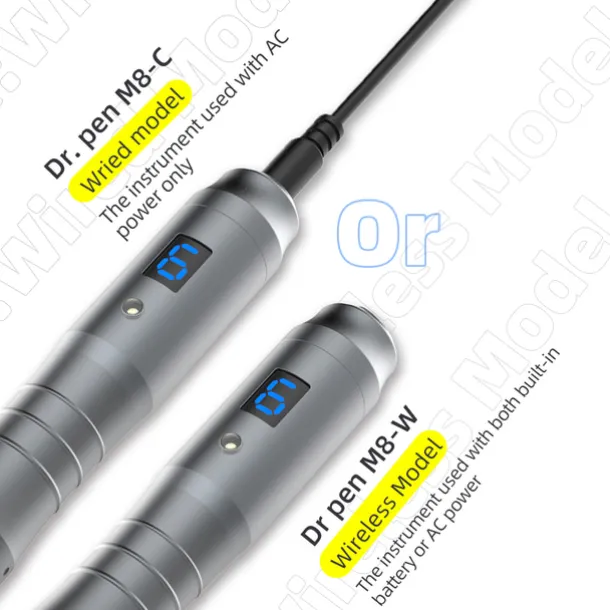 Dr Pen M8 Professional Wireless Dermapen Electric Stamp Design Microneedling Face Roller For Face Skin Care
