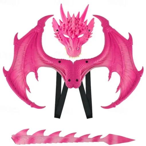 Dragon Halloween Wings Mask Party Costume Carnival Costume Party / Evening Cosplay Costume Kid's Boys' Girls' Carnival Children's Day Masquerade Party Halloween Masquerade Easy Halloween Costumes