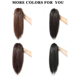 Drawstring Ponytails Women / Classic / Easy dressing Synthetic Hair Hair Piece Hair Extension Straight 16 inch Valentine's Day / Party Evening / Party / Evening