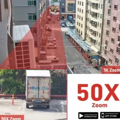 Dual Lens Outdoor WiFi Security Camera - Wireless IP Camera AI Body Tracking Colour Night Vision Two-Way Audio Waterproof Pan/Tilt Rotation