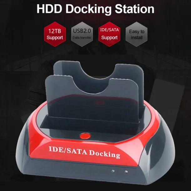 Dual-disk New And Old Dual-use Serial And Parallel Port Mobile Hard Drive Dock 2.5 3.5 Inch Multifunctional Ide Mechanical Sata Universal
