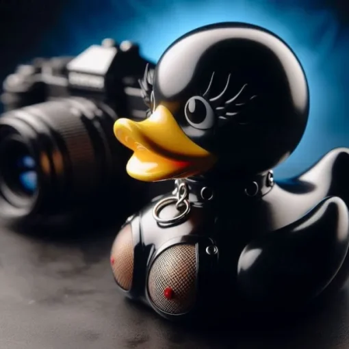Duck Statue Decor Resin Collection Satanic, Punk, Gothic, and Rock'n'Roll Ducks - Perfect Additions for Mrs. Valentina's Eccentric and Dark-themed Display