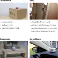 Dura Mobi Hummingbird Sound Box Bone Conduction Sound Box TWS Wireless Bluetooth-compatible Sound Box Portable Speaker