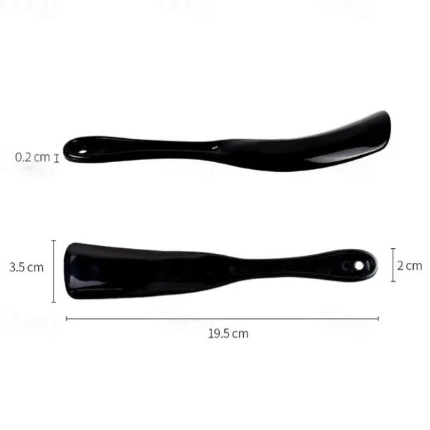 Durable Plastic Shoe Horn – Ergonomic Long Handle Design for Easy Slip-On, Portable Shoe Helper for Men, Women, Seniors, and Kids – Ideal for Home, Travel, and Daily Use