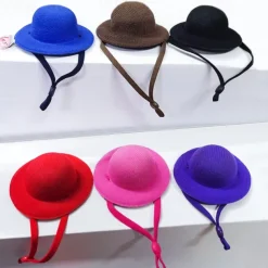 Durable Polyester Fiber Fun Chicken Hat with Drawstring Closure for Poultry Protection, Suitable for Various Chicken Breeds