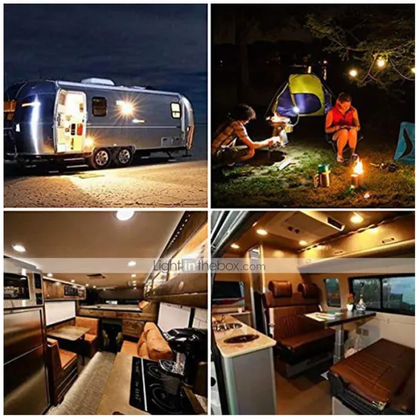 E26 E27 LED Light Bulb 3W 12V AC/DC Lamp Warm White 35W Equivalent Halogen for Off-Grid Solar System Lighting RV Solar Panel Project