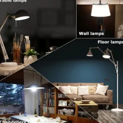 E27 LED Bulbs 12V Low Voltage No Flickering AC/DC 12V-24V 3W 7W 270/570 Lumens for Indoor RV Lamp