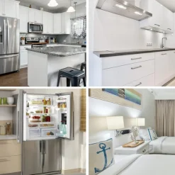 E17 LED Light Bulbs 5W Non-Dimmable Refrigerator Lights, Warm White/White 2pcs 110V-130V